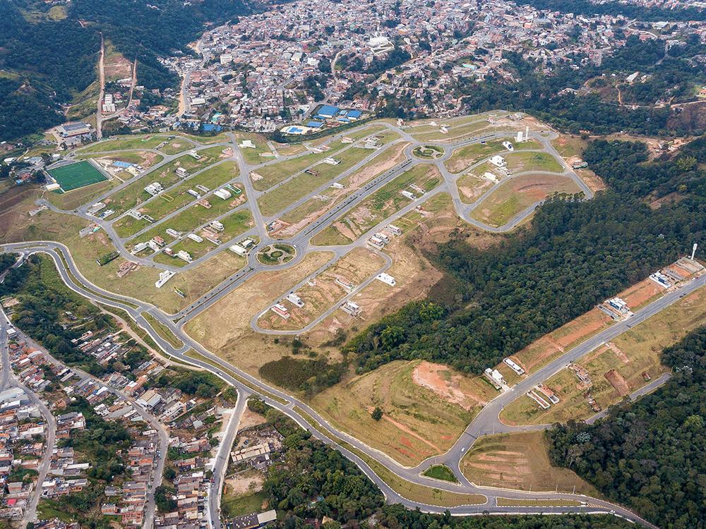 Vista aérea do empreendimento Nova Jaguarí